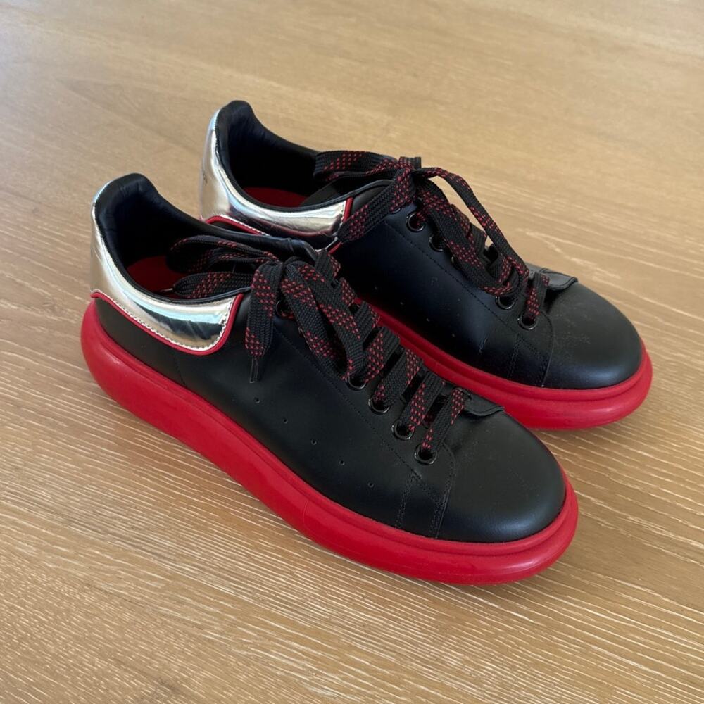 Alexander McQueen Sneakers Oversized Size EU42.5 Red Black Silver